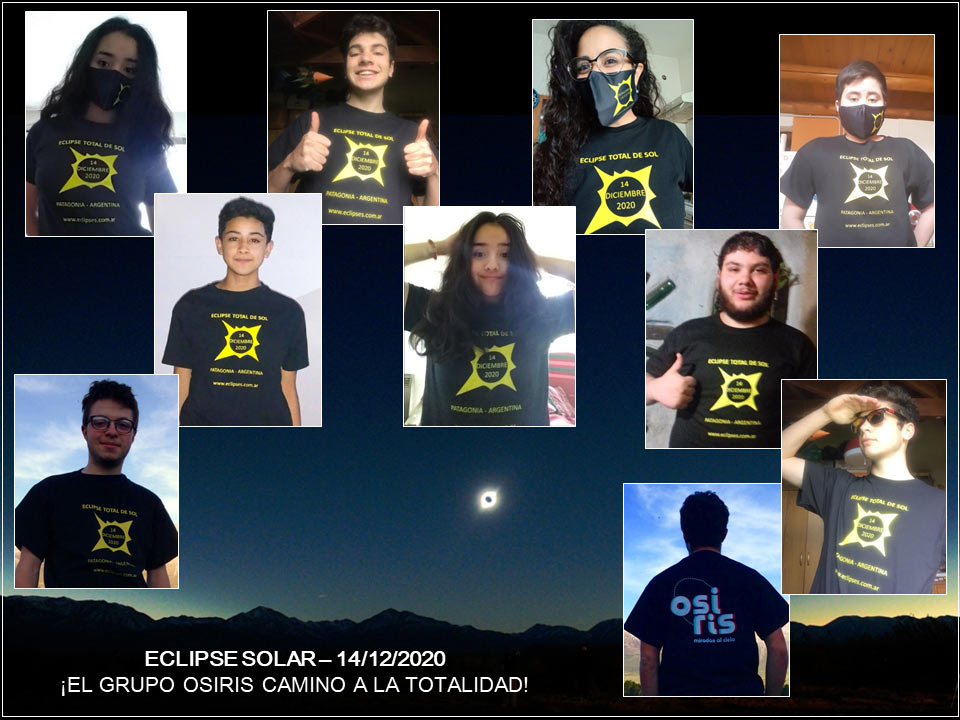 El Grupo Astronómico Osiris preparándose para ir a vivir el eclipse solar 2020